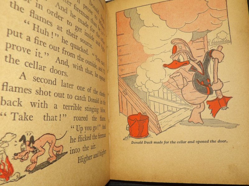 The Mickey Mouse Fire Brigade by Walt Disney 1936 First Edition Donald Duck