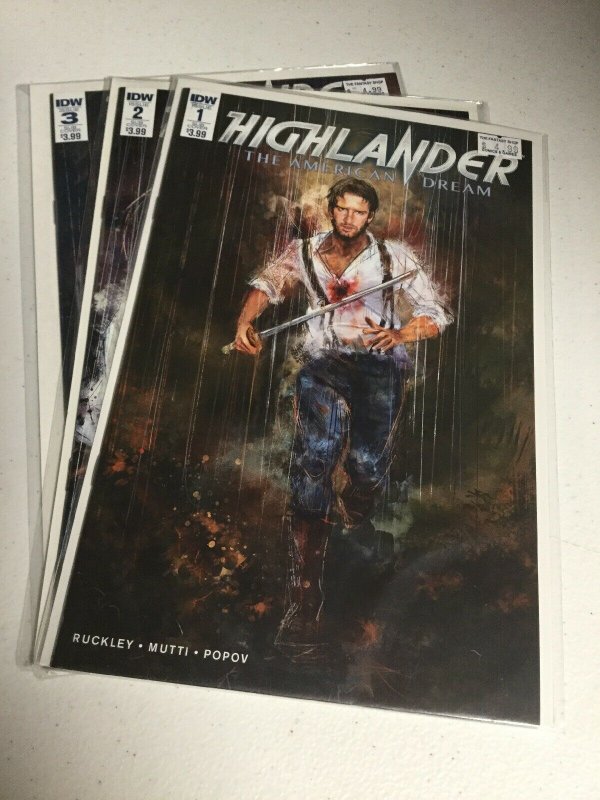 Highlander The American Dream 1-3 Nm Near Mint IDW