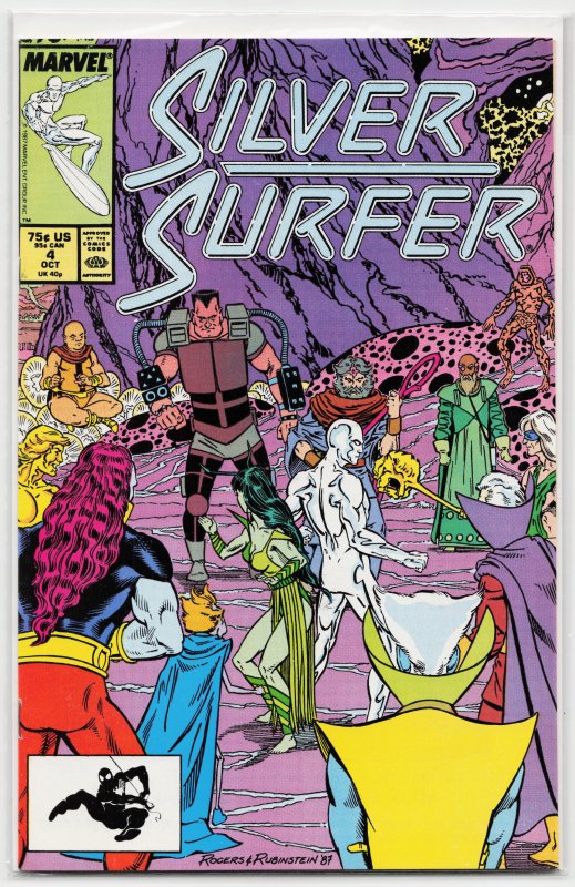 Silver Surfer #4 Direct Edition (1987) Silver Surfer