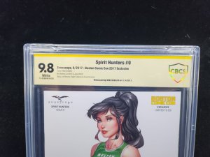 Spirit Hunters #9 - Signed Mike Debalfo / Boston CC Exc - CBCS 9.8 - 2017