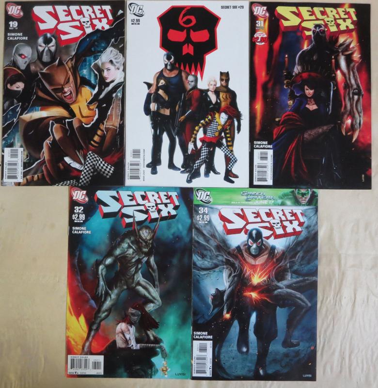 Secret Six (DC 2008-2011) #2-34 Lot of 13Diff EVIL Suicide Squad Deadshot Bane+