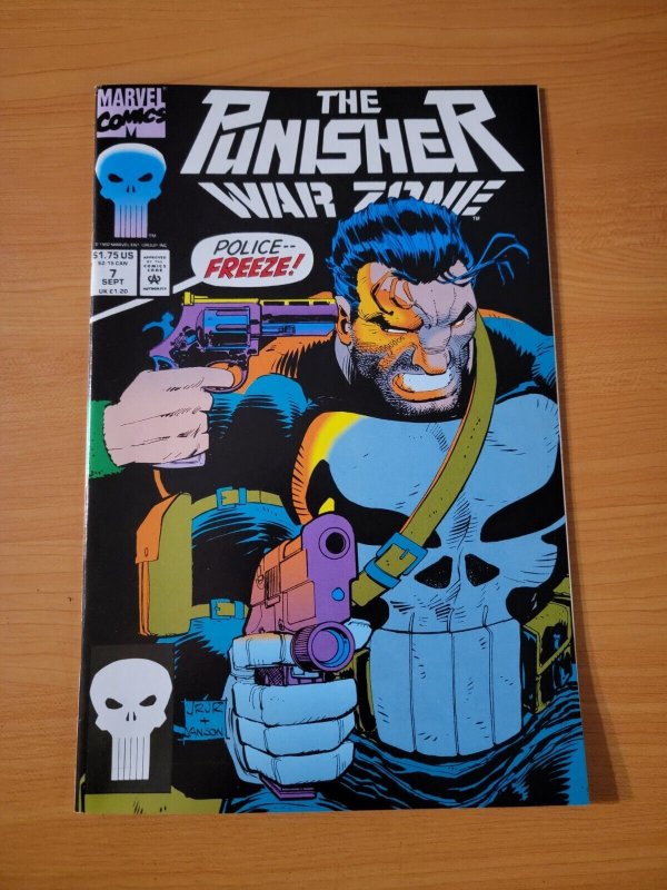 Punisher War Zone #7 Direct Market Edition ~ NEAR MINT NM ~ 1992 Marvel Comics