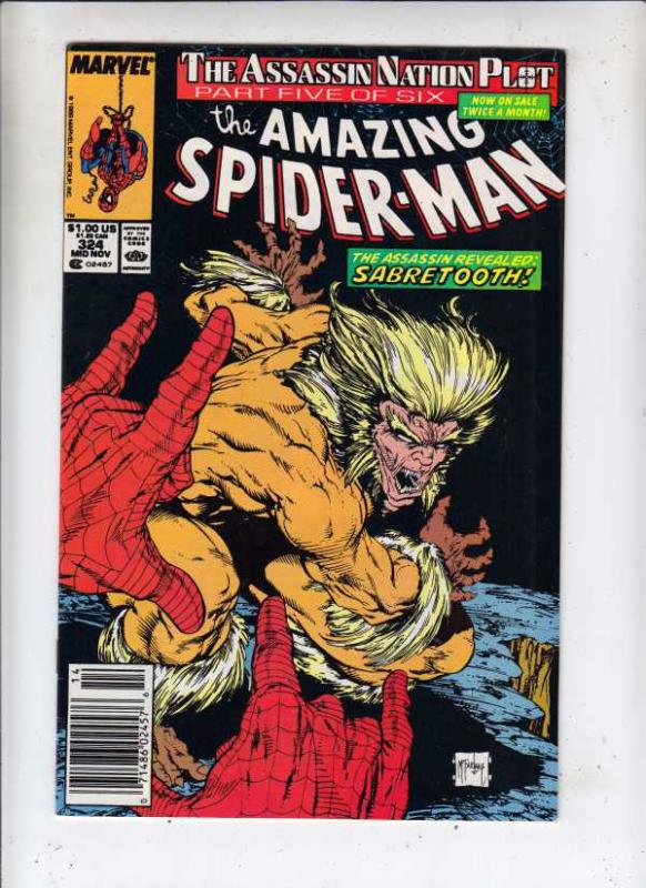 Amazing Spider-Man #324 (Nov-89) NM/NM- High-Grade Spider-Man