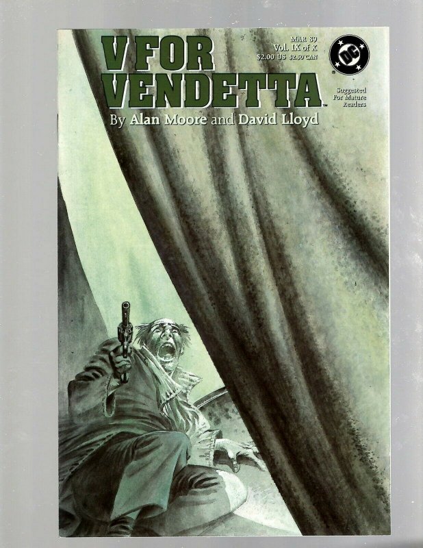 V For Vendetta Complete DC Comics LTD Series # 1 2 3 4 5 6 7 8 9 10 A. Moore SB5