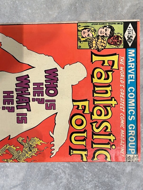 Fantastic Four #234 (1981) Direct The Man with the Power John Byrne VG Marvel