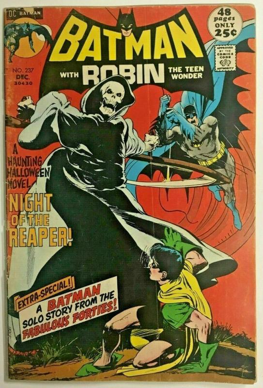 BATMAN#237 GD/VG 1971 NEAL ADAMS ART DC BRONZE AGE COMICS