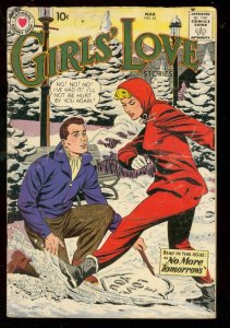 GIRLS LOVE STORIES #61 1959-ROMANCE IN THE SNOW VG