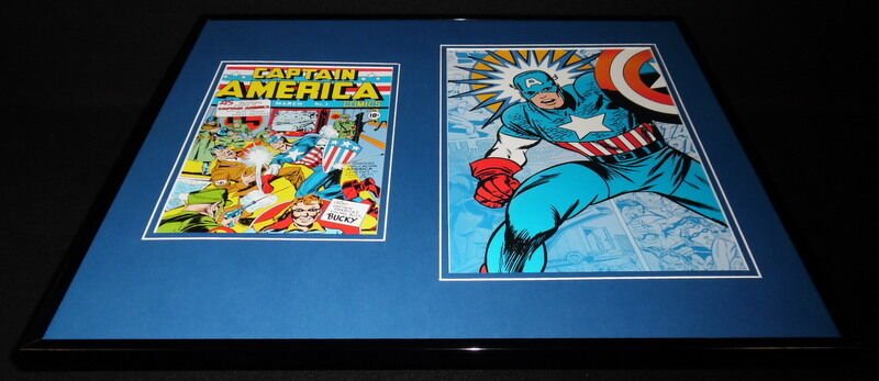 Captain America #1 Framed 16x20 Official Repro Cover Poster Display