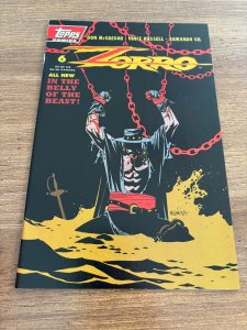 Zorro # 6 NM 1st Print Topps Comic Book Cowboy Western 1 J449