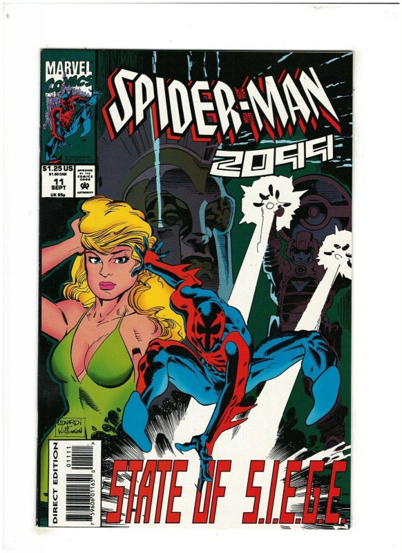 Spider-man 2099 #11 NM- 9.2 Marvel Comics 1993 Peter David 