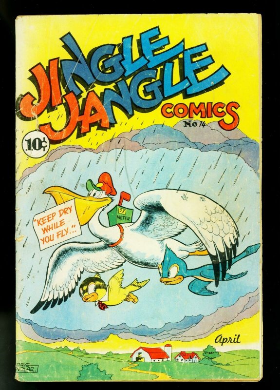 Jingle Jangle #14 1945- Famous Funnies- Funny Animals- G+