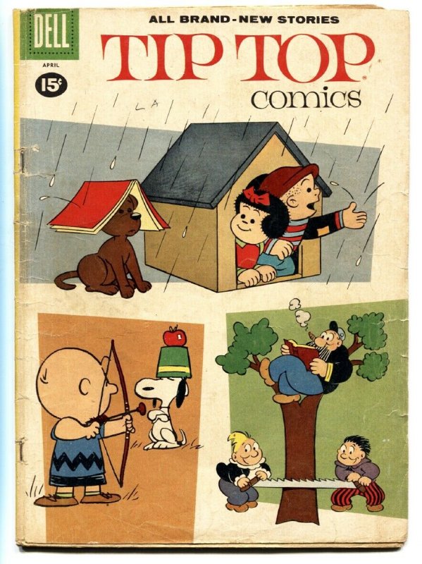 TIP TOP COMICS 224-1961-APRIL-PEANUTS  G