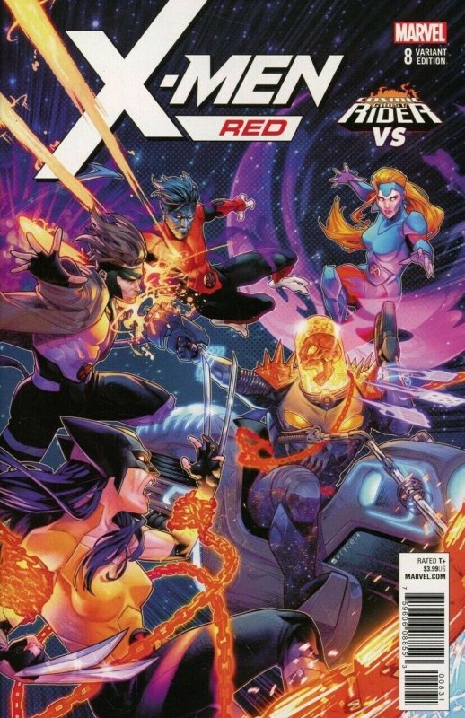 X-Men: Red (2018) #8 VF/NM Cosmic Ghost Rider Vs. Variant Cover