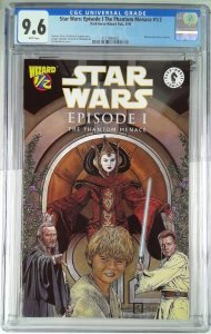 STAR WARS EPISODE I PHANTOM MENACE 1/2 WIZARD EDITION CGC 9.8 (SLAB GRADE)