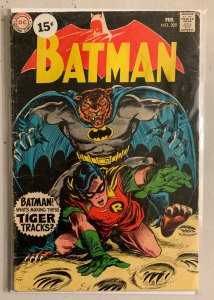 Batman #209 15 cent sticker over 12 cent cover price 4.0 (1969)