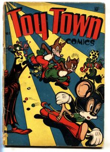 Toy Town #1 1945- LB COLE cover- funny animals comic book