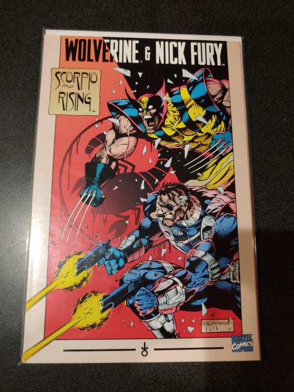 Wolverine & Nick Fury Scorpio Rising 1994 Marvel Comic Book TPB 1st Printing NM