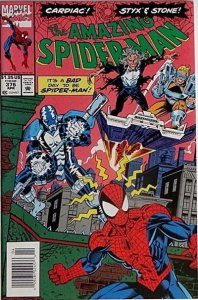 Amazing Spider-Man, The #376 (Newsstand) FN ; Marvel | Cardiac Mark Bagley