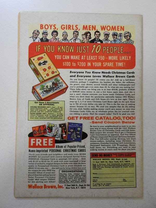 The Atom #20 (1965) VG Condition centerfold detached top staple