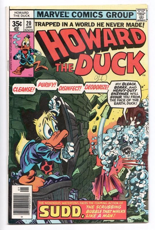 Howard the Duck #20 - 1st App of Lee Switzler & Sudd (Marvel, 1978) - FN/VF