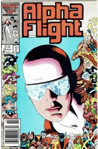 Alpha Flight #40 Newsstand - VF-