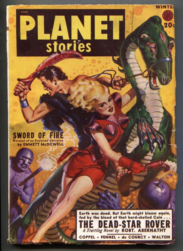 Planet Stories--Winter 1949--Robert Abernathy-Jerome Bixby--Pulp Magazine