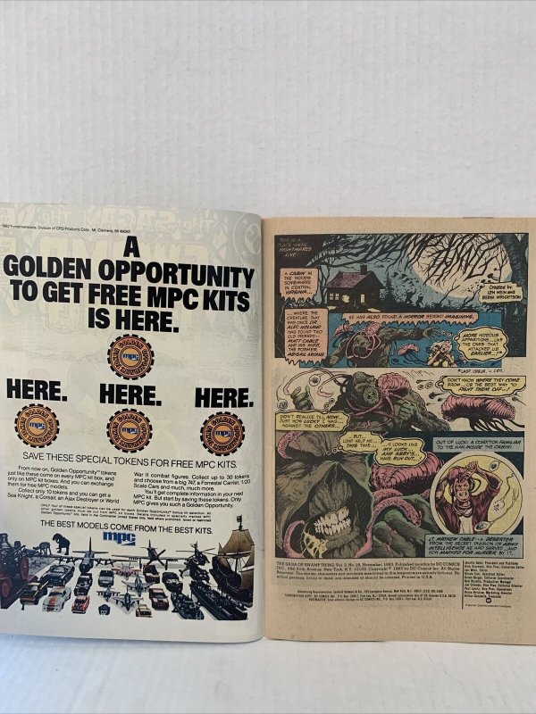 The Saga Of The Swamp Thing #18 