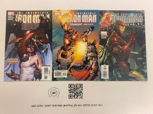 3 Invincible Iron Man Marvel Comic Books # 8 409 432 Avengers Hulk Thor 100 KM1