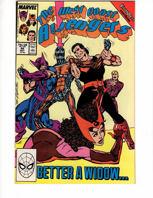 West Coast Avengers #44 >>> $4.99 UNLIMITED SHIPPING !!!