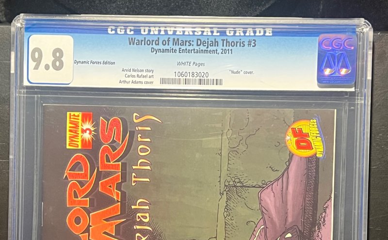 Warlord of Mars: Dejah Thoris #3 - Dynamic Forces Variant (2011) CGC 9.8