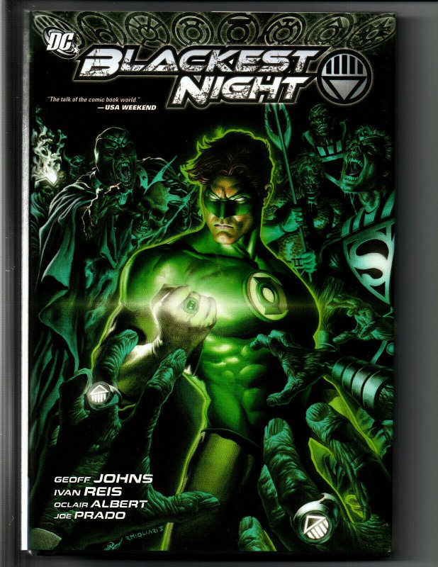 Blackest Night HC - 1st Print - Green Lantern - Johns - Reis - 2010 - NM 