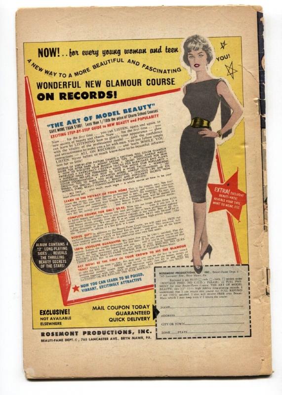 Kathy #17 1962- Marvel Humor- Stan Goldberg - record player cover