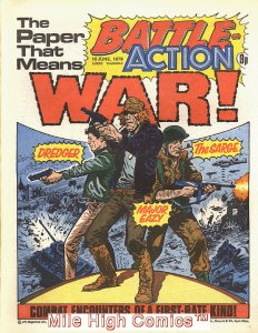 BATTLE ACTION WEEKLY MAGAINE (UK) (IPC) #7806 10 Very Fine