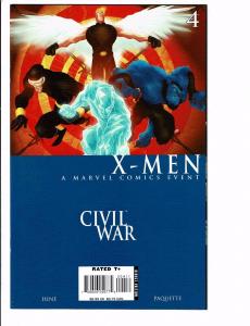 X-Men Civil War # 4 NM 1st Print Marvel Comic Book Wolverine Avengers Thor J99