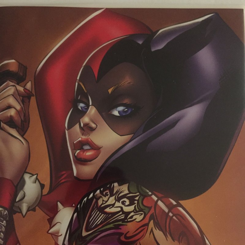 2022 Power Hour Ale Garza Art Exclusive Harley Quinn Closeup Topless Virgin