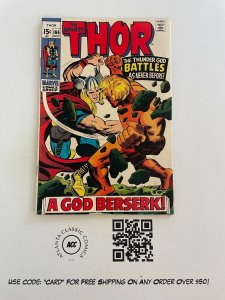 Mighty Thor # 166 FN Marvel Comic Book Odin Loki Warlock Asgard Kirby 23 J899