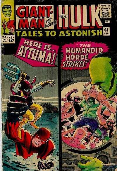 Tales to Astonish (1959 series)  #64, VG (Stock photo)