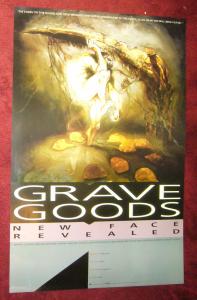 Grave Goods poster - 23 x 35 - kent williams - tundra 1992 new face revealed