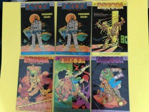 DALGODA [LOT OF 6] V1 #'s 1x2,-5 FANTAGRAPHICS BOOKS 1983 NM/NM+