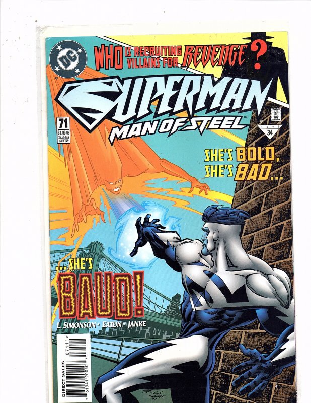 DC Comics (1991) Superman The Man of Steel #71 Superman Blue