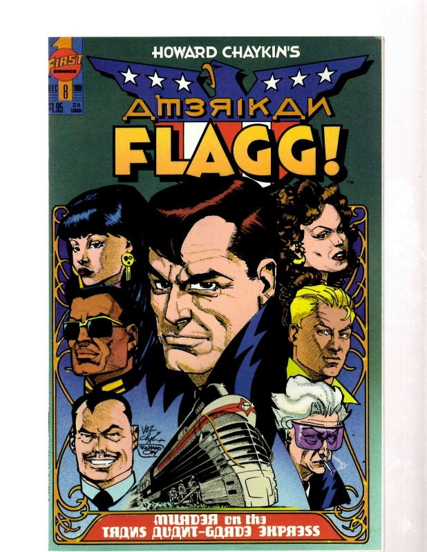 13 Comics American Flagg Vol I 50 Vol 2: 1 2 3 4 5 7 8 9 10 11 12 Special 1 GK49