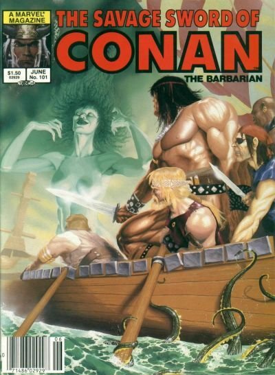 Savage Sword of Conan #101 (Newsstand) FN ; Marvel |