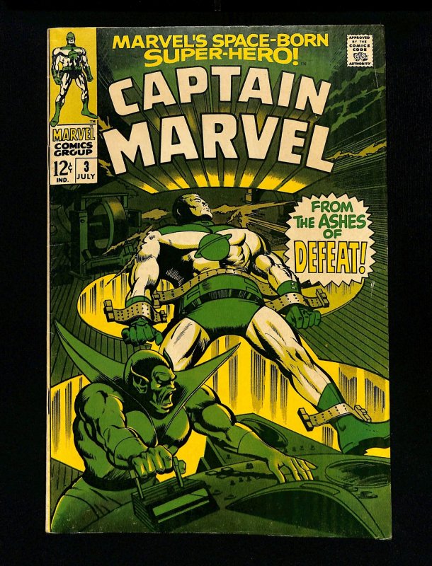 Captain Marvel (1968) #3