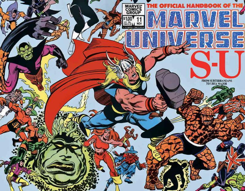 Official Handbook of the Marvel Universe (Vol. 1) #11 FN Marvel - save on shippi