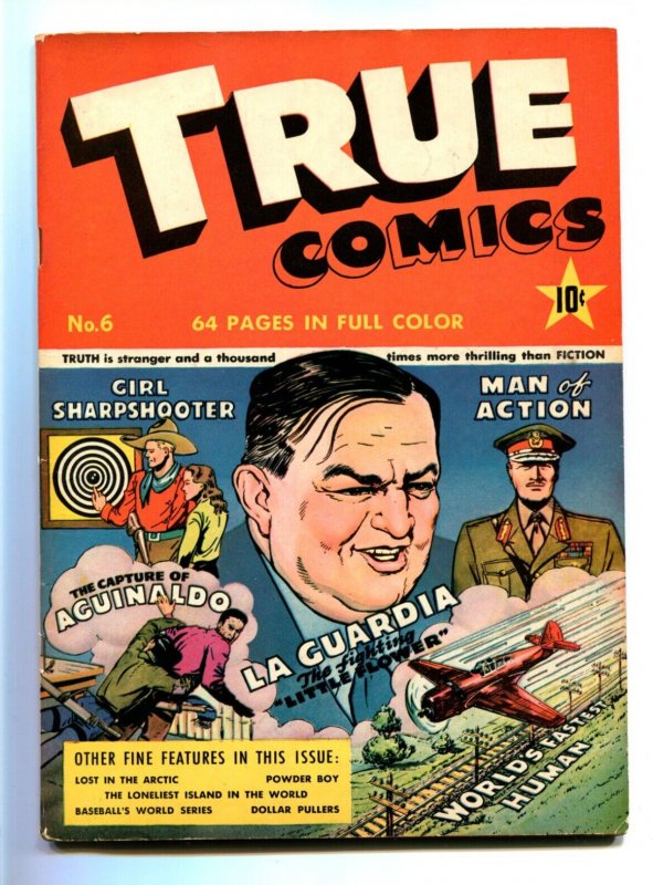 True Comics #6 - George J. Hecht Story + Art (5.5/6.0) 1941