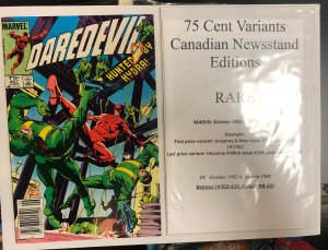 Daredevil (1983) # 207 (NM) Canadian Price Variant (CPV)  !!