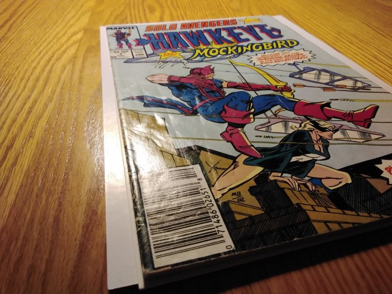 Solo Avengers #1 Newsstand Edition (1987)