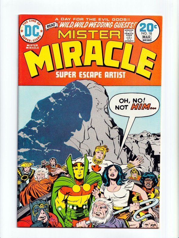 Mister Miracle #18 Jack Kirby Cover and Art DC Comics 1974 VF+