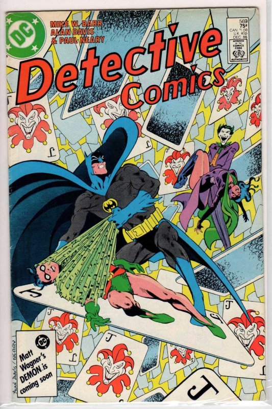 Detective Comics #569 Direct Edition (1986) 6.0 FN