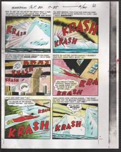 Hand Painted Color Guide-Capt Marvel-Shazam-C35-1975-DC-page 60-explosion-VG/FN